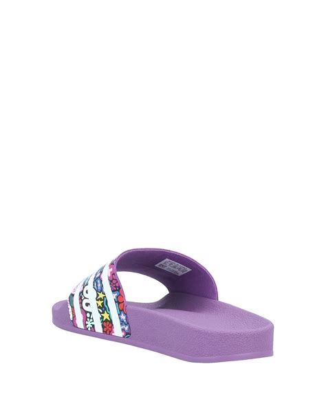 adidas purple sandals